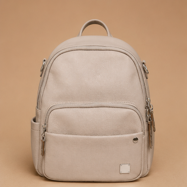 Beige Casual Backpack